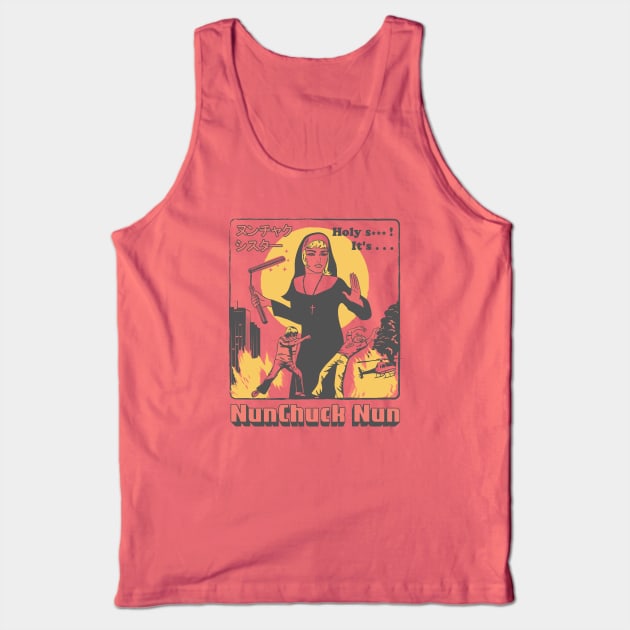 NUNCHUCK NUN Tank Top by Elan Harris